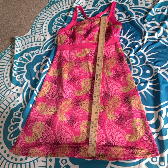 SOYBU pink paisley athletic dress with shelf bra size small - Picture 6 of 8